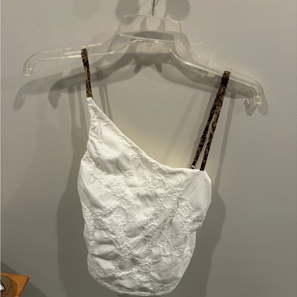 Free People Gracie Tank in Sea Salt Size Large